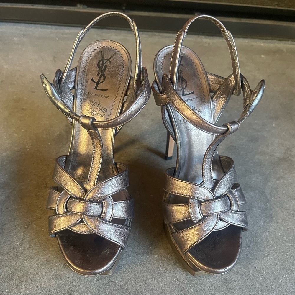 Ysl Gorgeous Platform Sandal - image 1